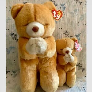 Vintage New Retired Beanie Ty Buddy & Baby - HOPE THE BEAR